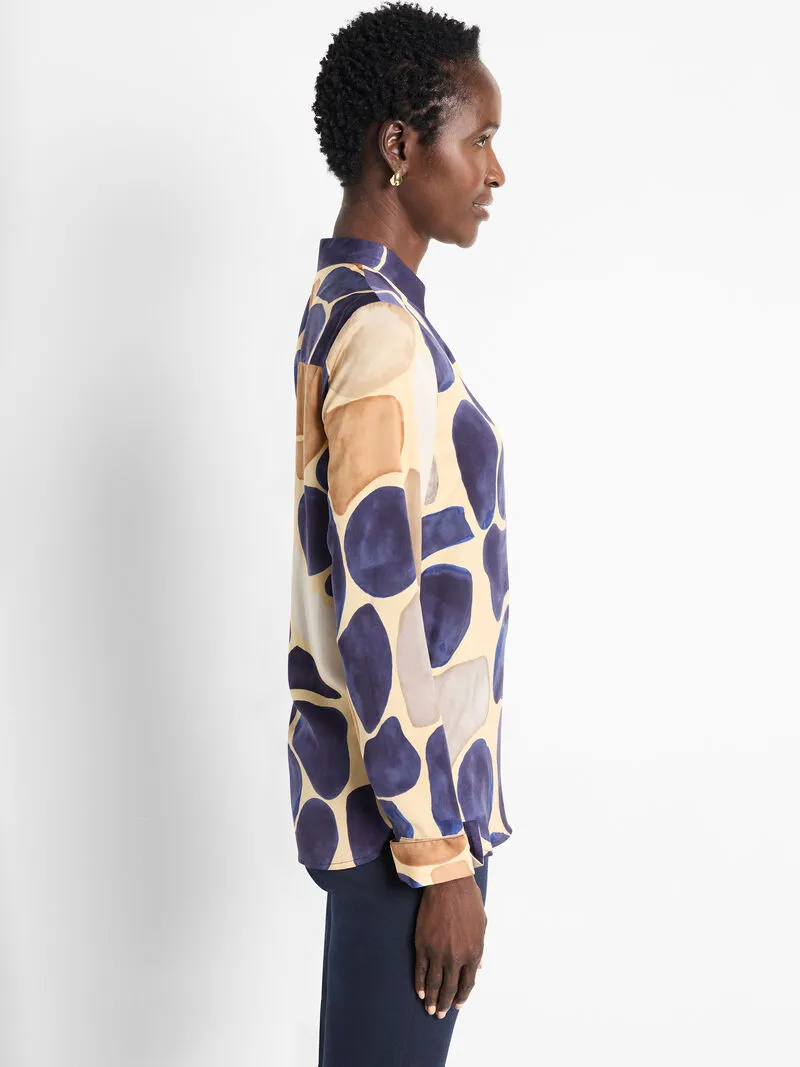 NIC ZOE Playful Pebble Woven Shirt