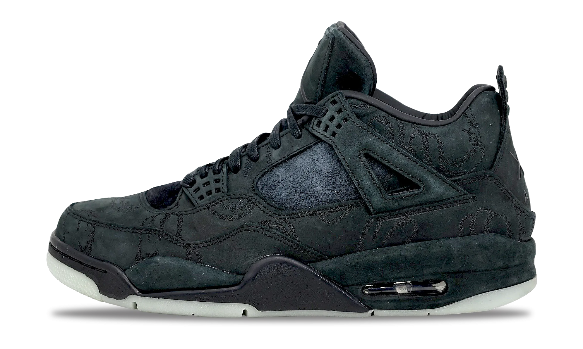 Nike Air Jordan 4 Retro x KAWS Black 2017 (930155-001) Men's Size 9-11