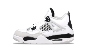 Nike Jordan 4 Retro Military Black 2022 GS (408452-111) Grade School Size 4Y-7Y