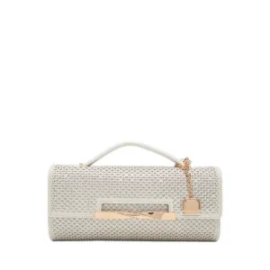 NOVIE CLUTCH - OTHER WHITE