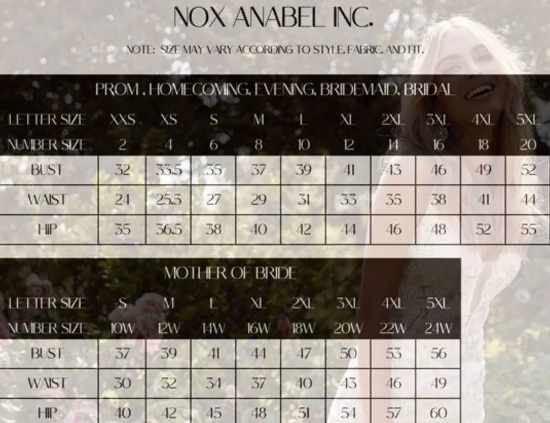 Nox Anabel Evening Gown T1336