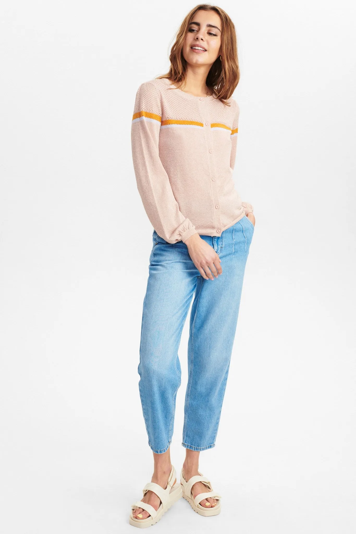 NUALISETTE CARDIGAN - Evening Sand