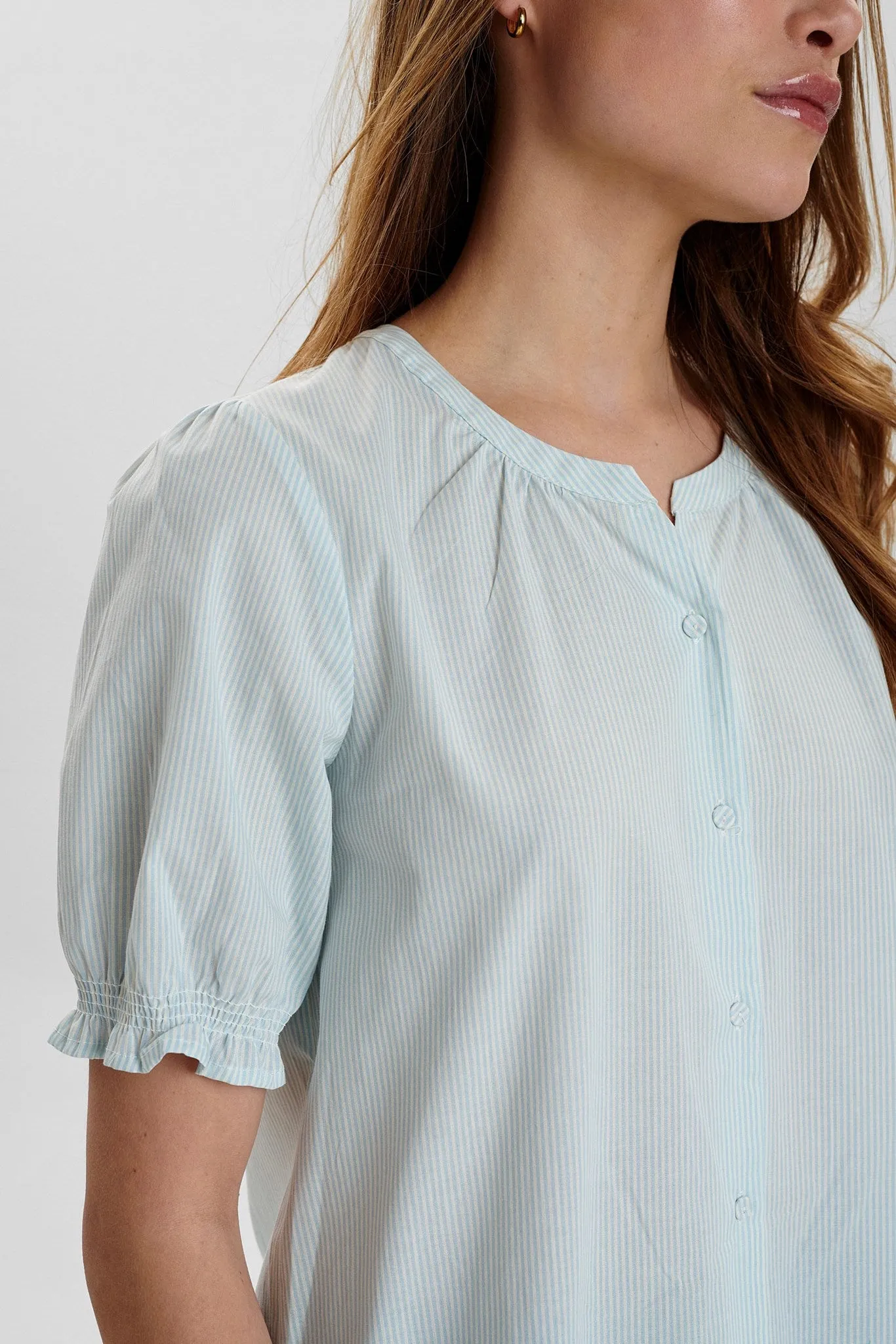 NUARDITH SS SHIRT - NOOS - Airy Blue