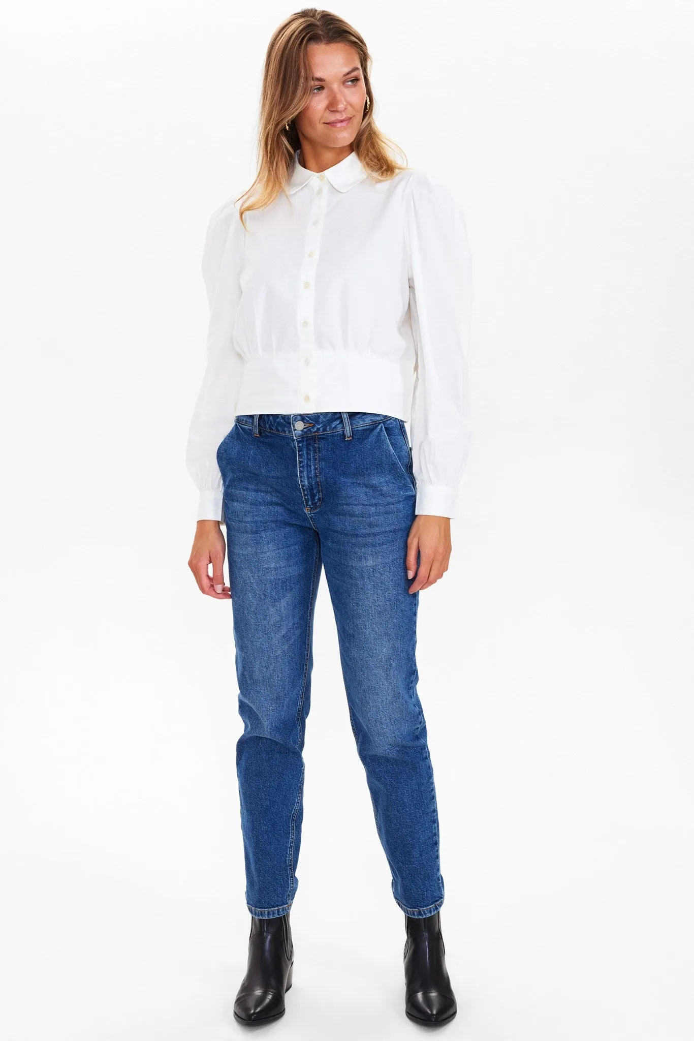 NUAUGUSTA SHIRT - Bright White