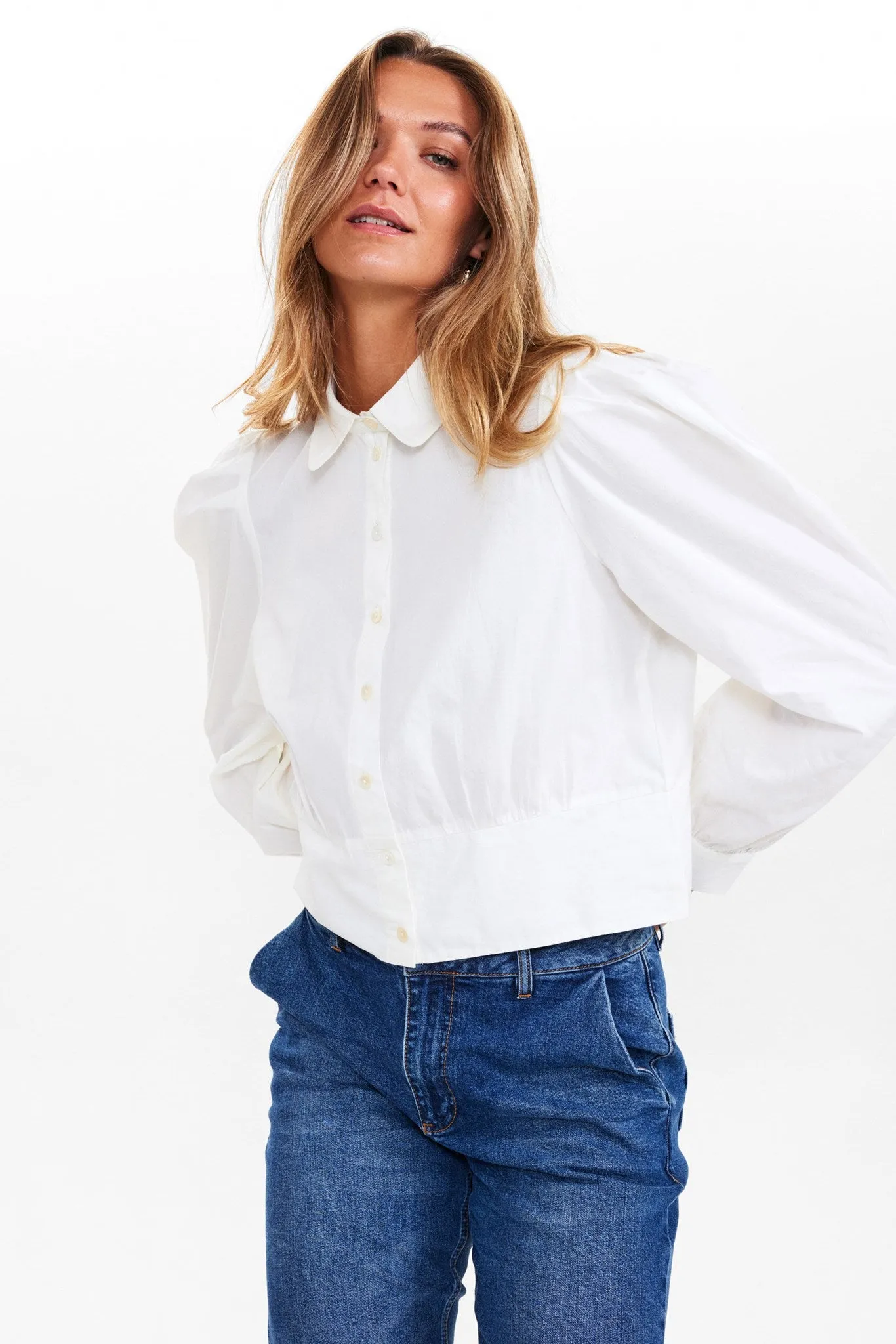 NUAUGUSTA SHIRT - Bright White