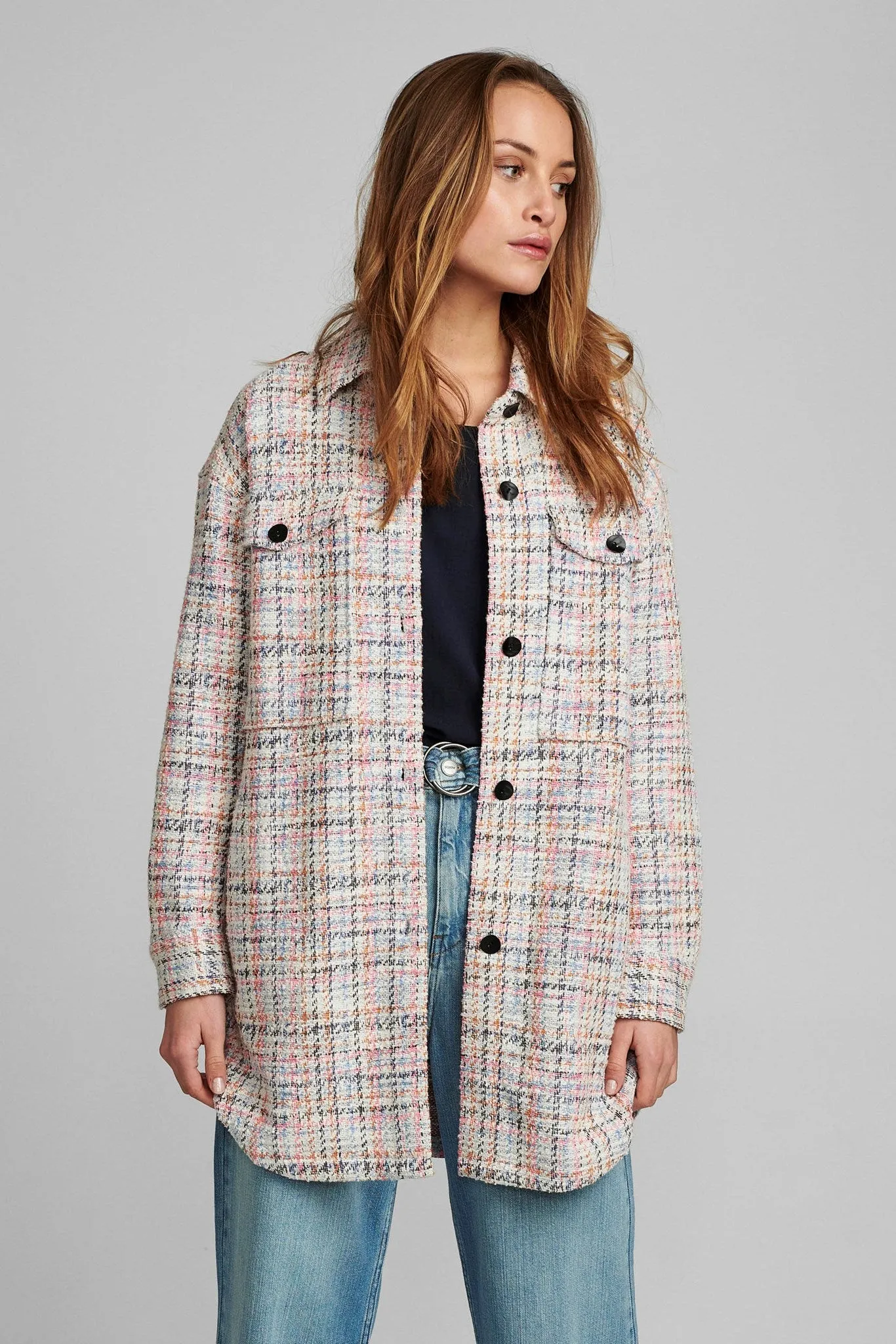 NUCELA OVERSHIRT - Airy Blue