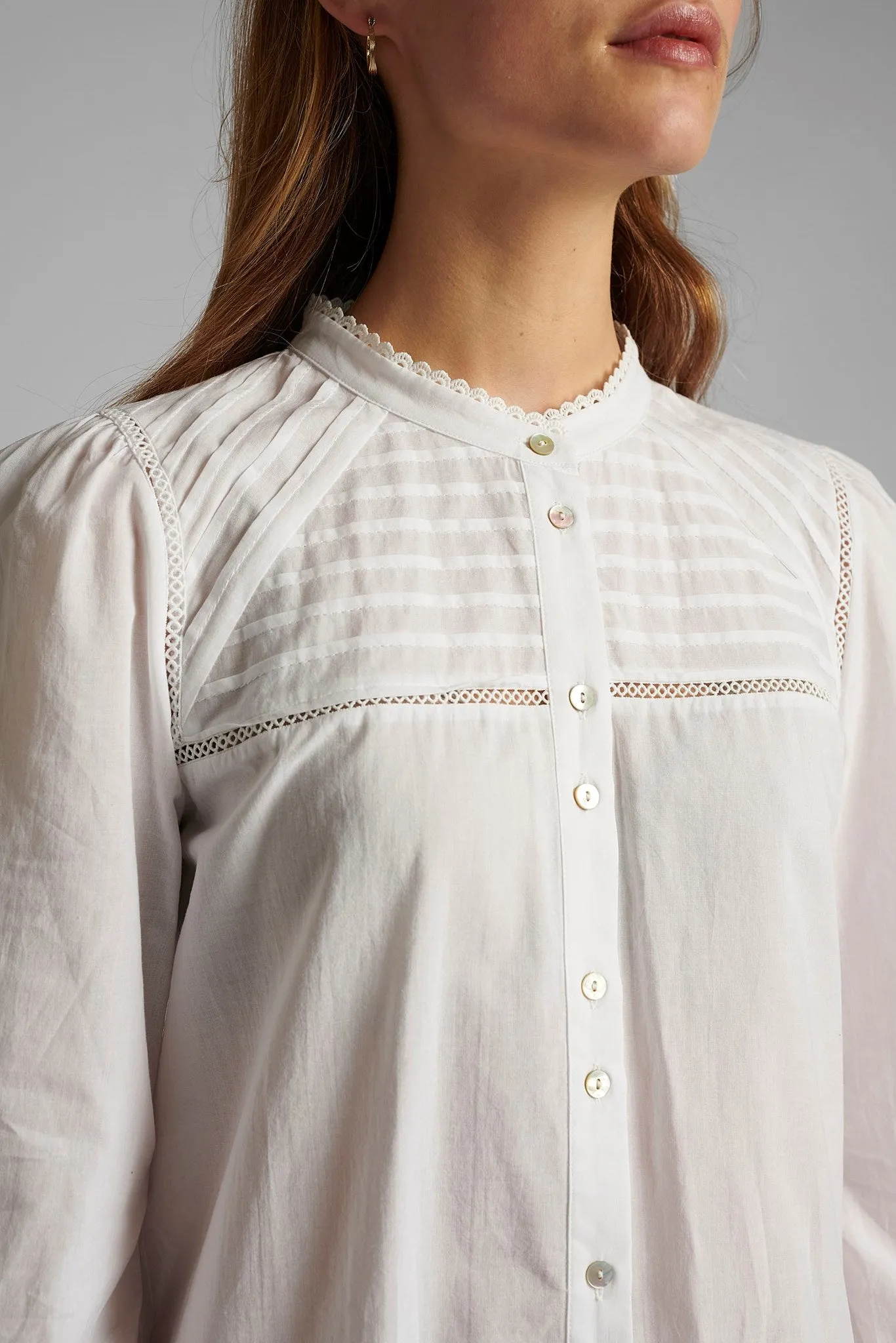 NUCINDY SHIRT - Bright White