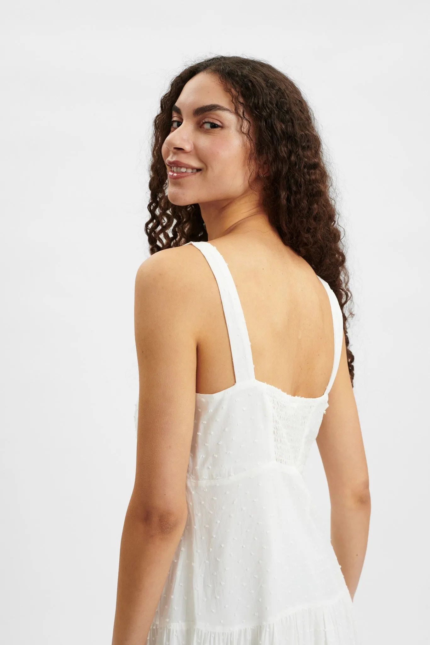 NUDENI DRESS - Bright White