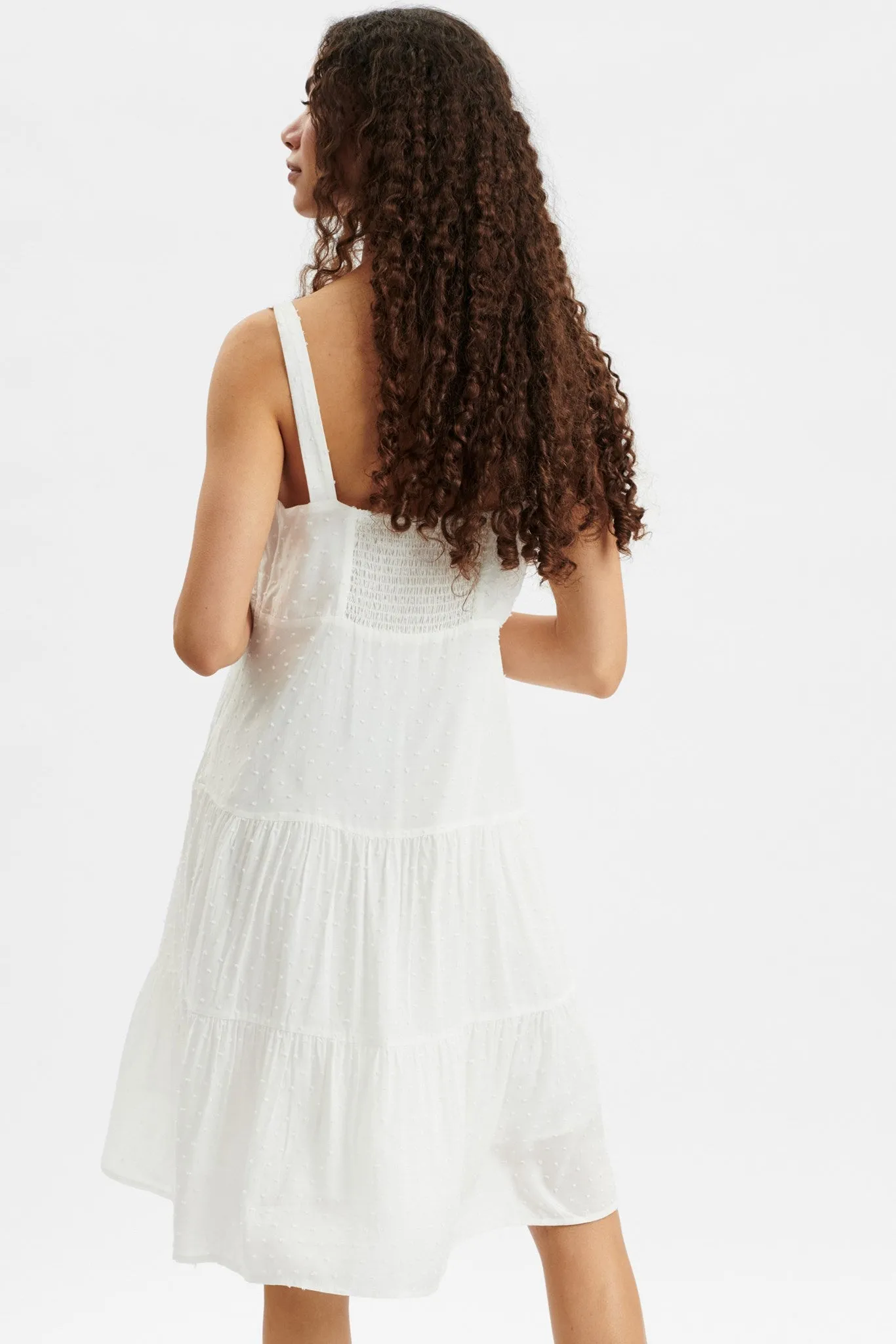 NUDENI DRESS - Bright White