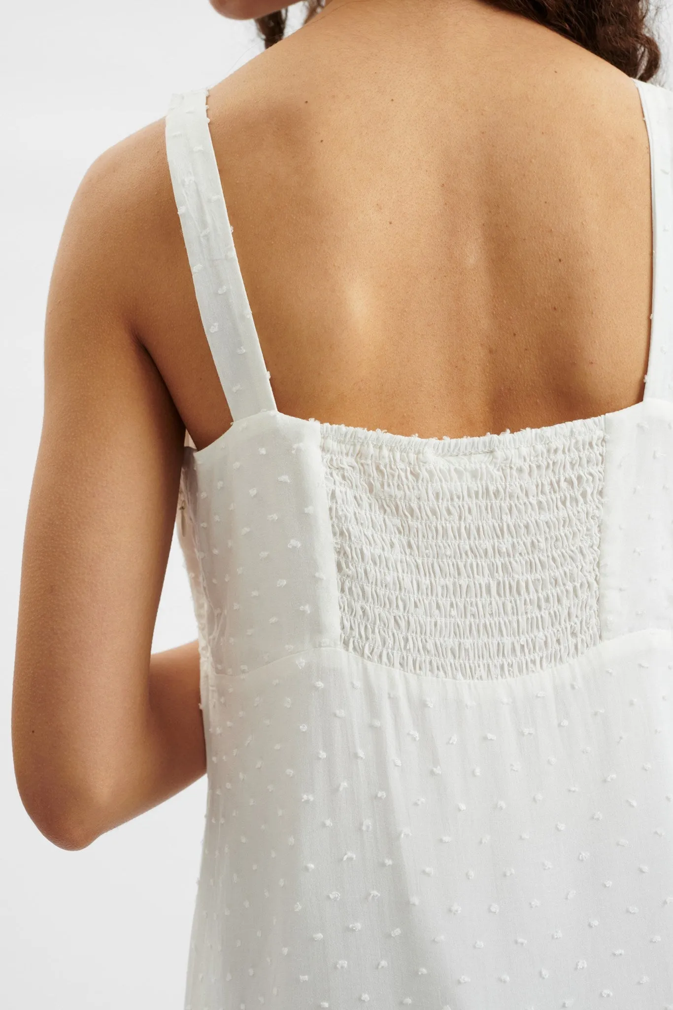 NUDENI DRESS - Bright White