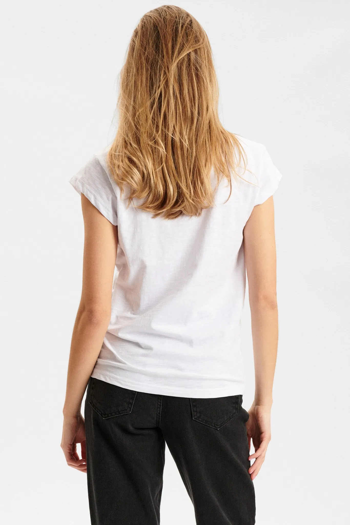 NUDILLY TEE - Bright White