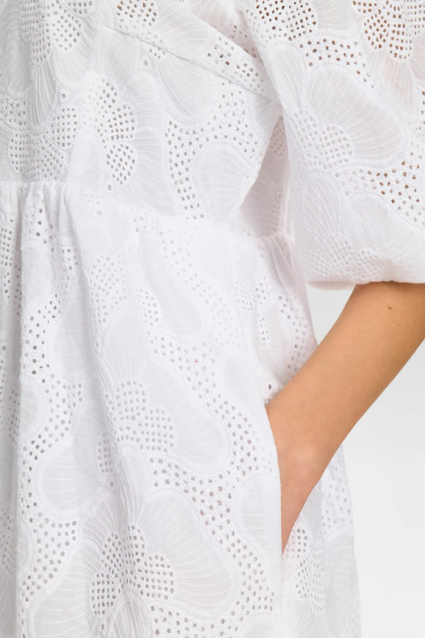 NUHENSLEY DRESS - Bright White