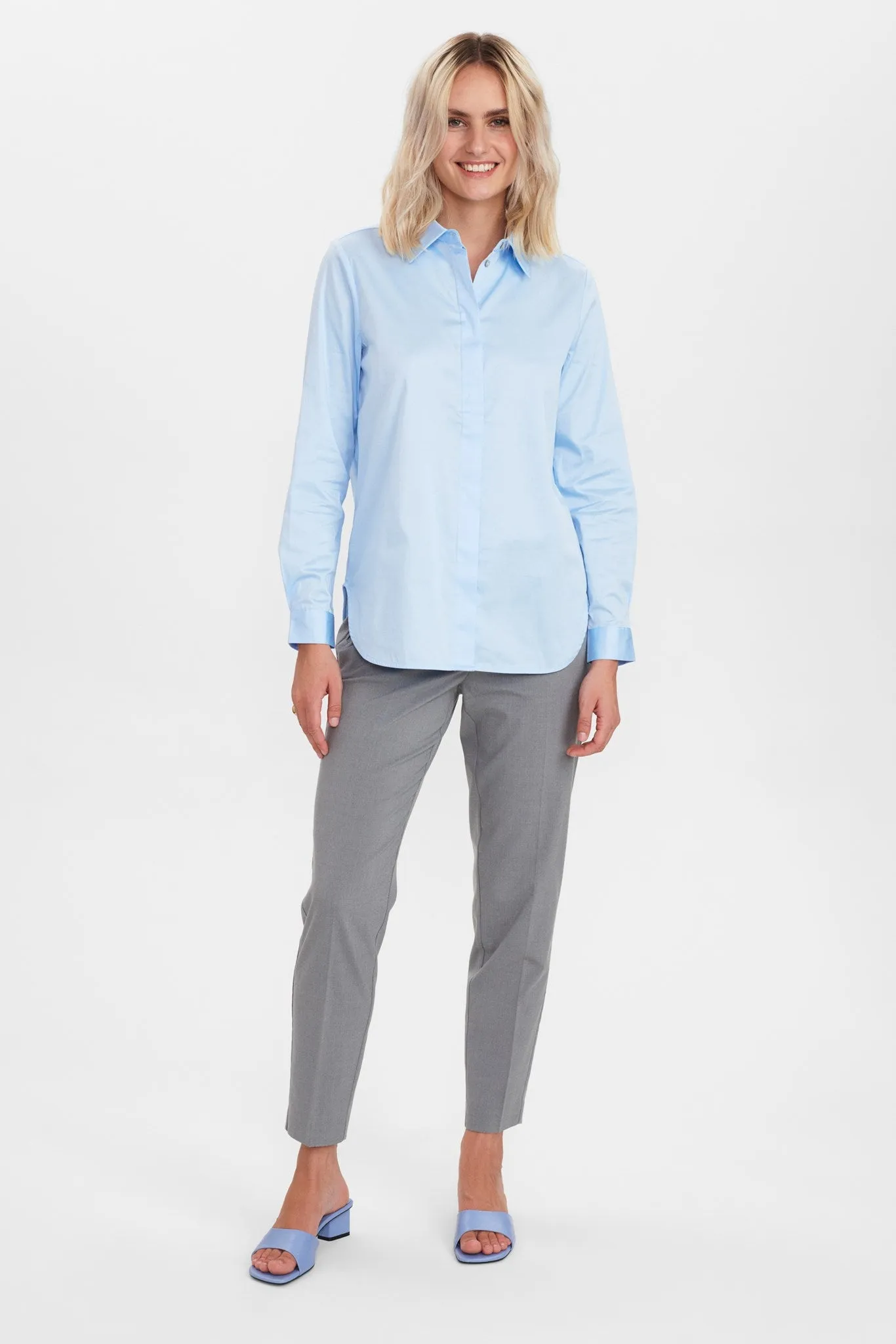 NULUCY SHIRT NOOS - Airy Blue