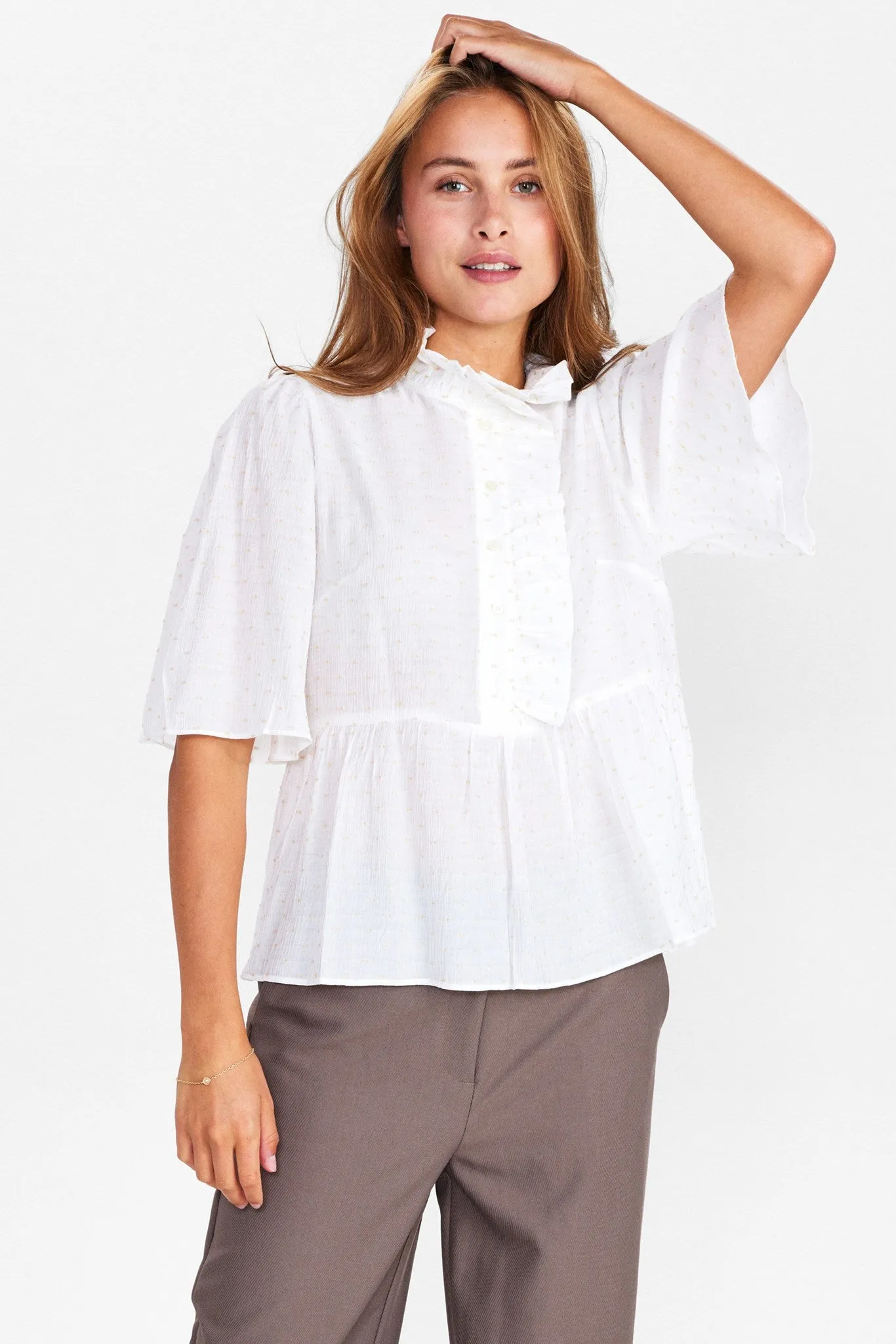 NURAMONA SHIRT - Bright White