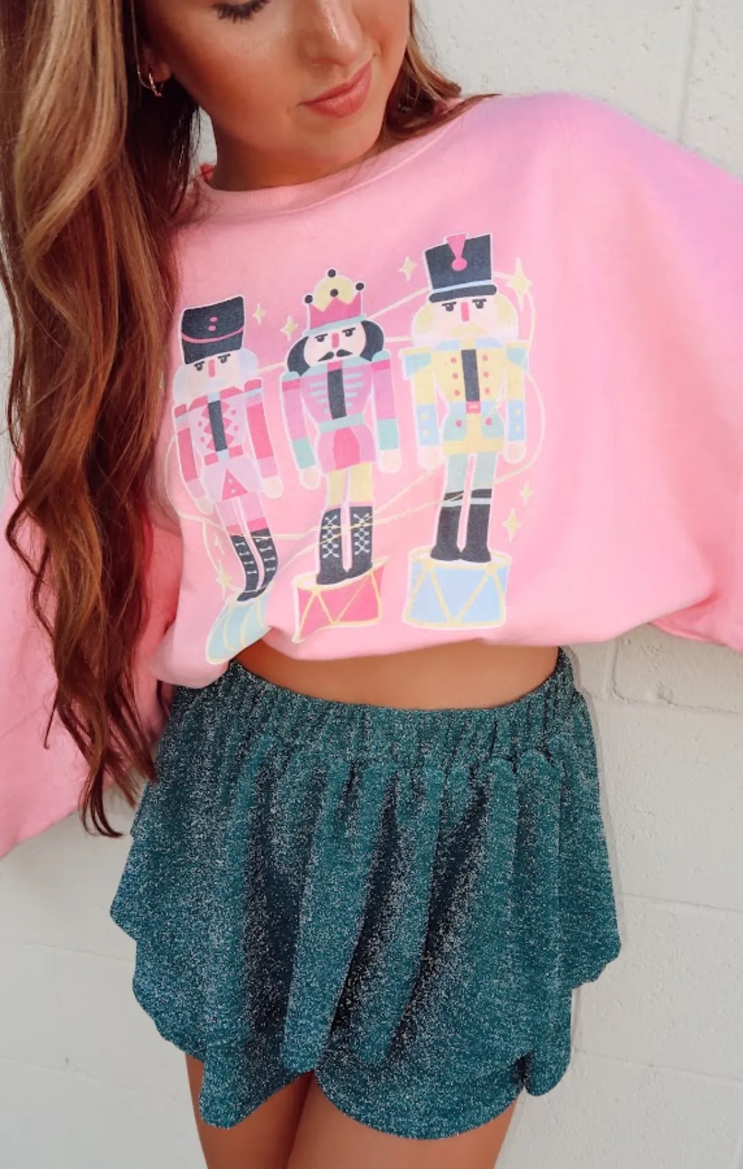 Nutcracker Cropped Sweatshirt