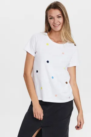 NUYASEMIN TEE - Bright White