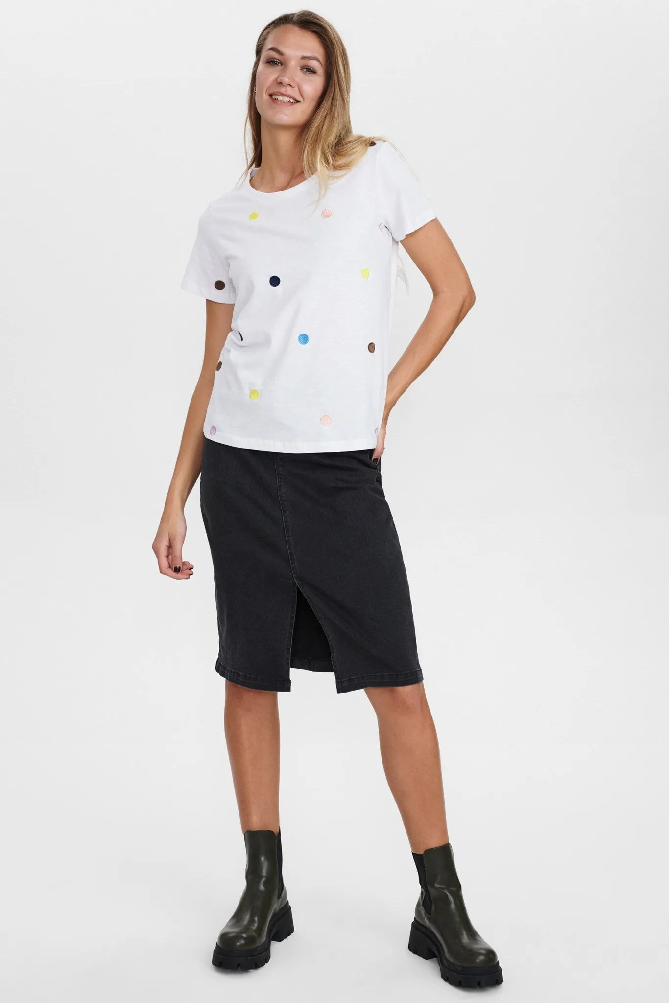 NUYASEMIN TEE - Bright White