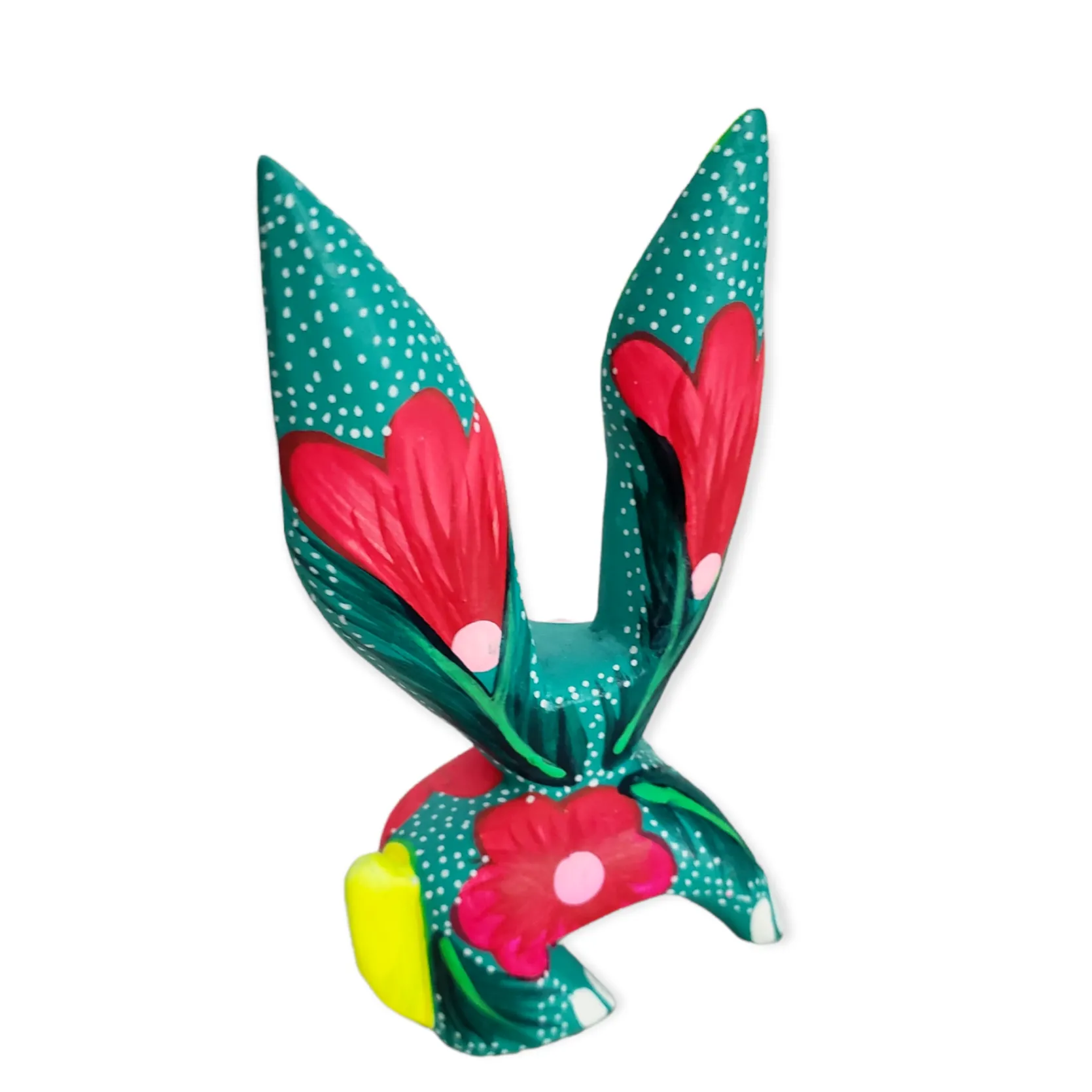 Oaxacan Alebrije Rabbit Wood Carved Mexican Hand Carved&Painted