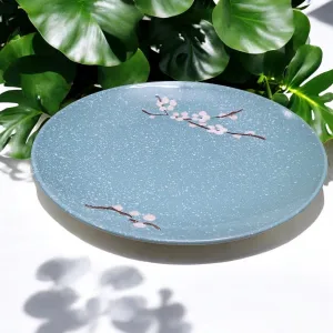 Ocean Blossom Ceramic Plate (10 Inch)