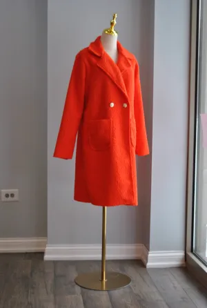 ORANGE SPRING COAT