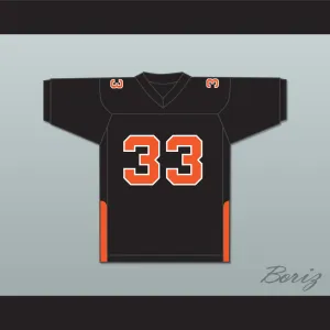 Orc Fogteeth 33 Black Football Jersey Bright