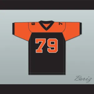 Orc Fogteeth 79 Black/Orange Football Jersey Bright