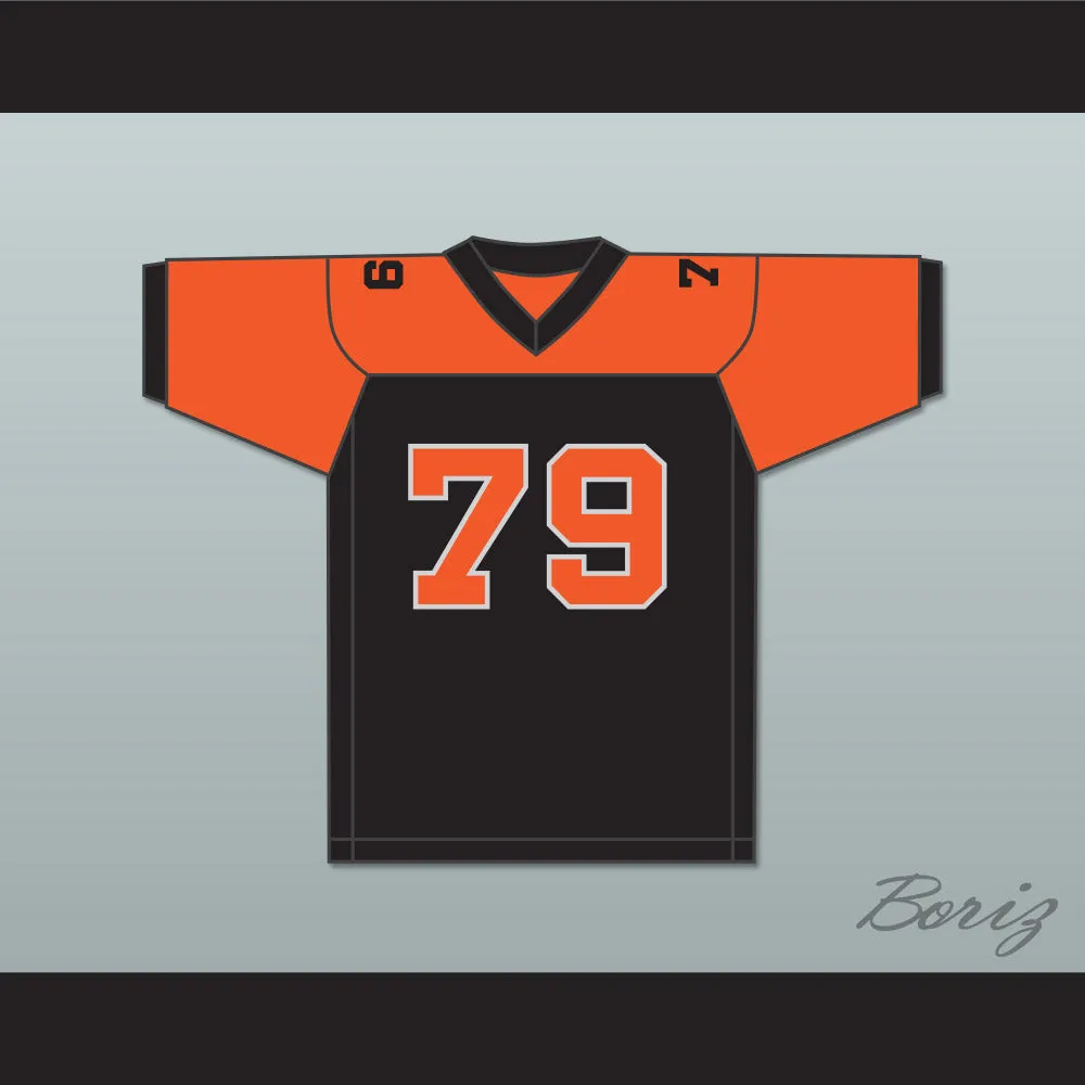 Orc Fogteeth 79 Black/Orange Football Jersey Bright