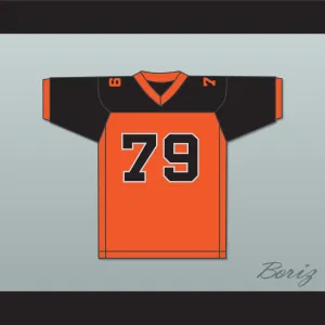 Orc Fogteeth 79 Orange/Black Football Jersey