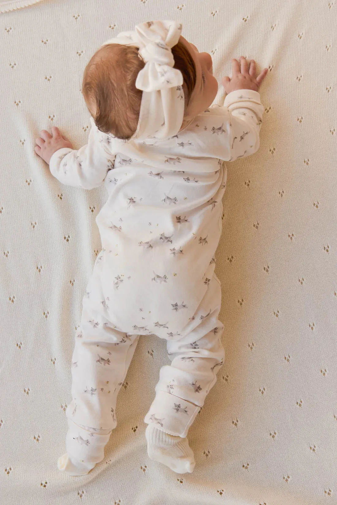 Organic Cotton Frankie Onepiece - Playful Kittens