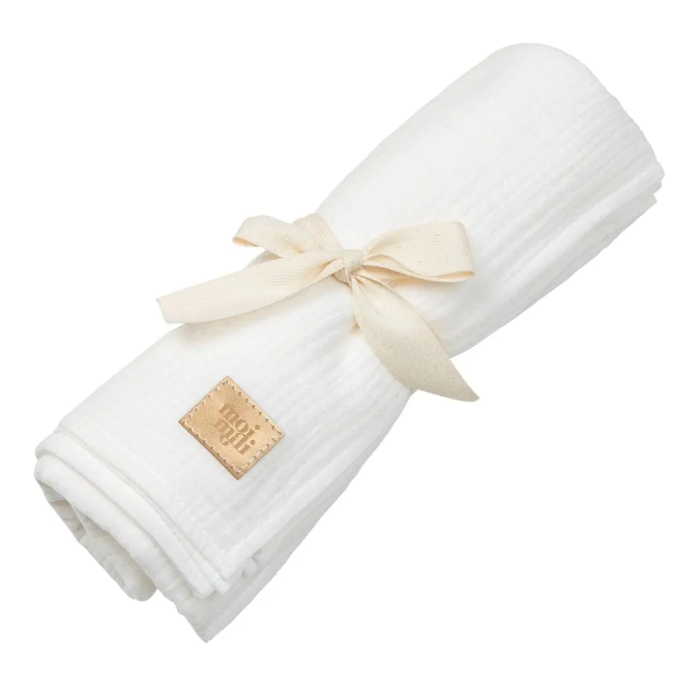 Organic Muslin Swaddle Blanket For Baby By Moi Mili