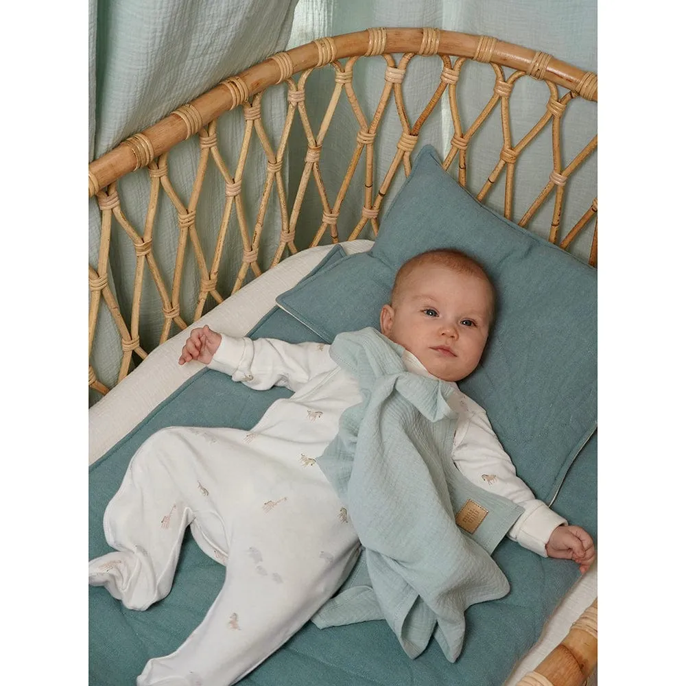 Organic Muslin Swaddle Blanket For Baby By Moi Mili