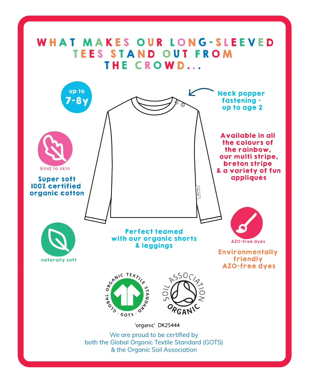 Organic Sparrow Applique Long-Sleeved T-Shirt
