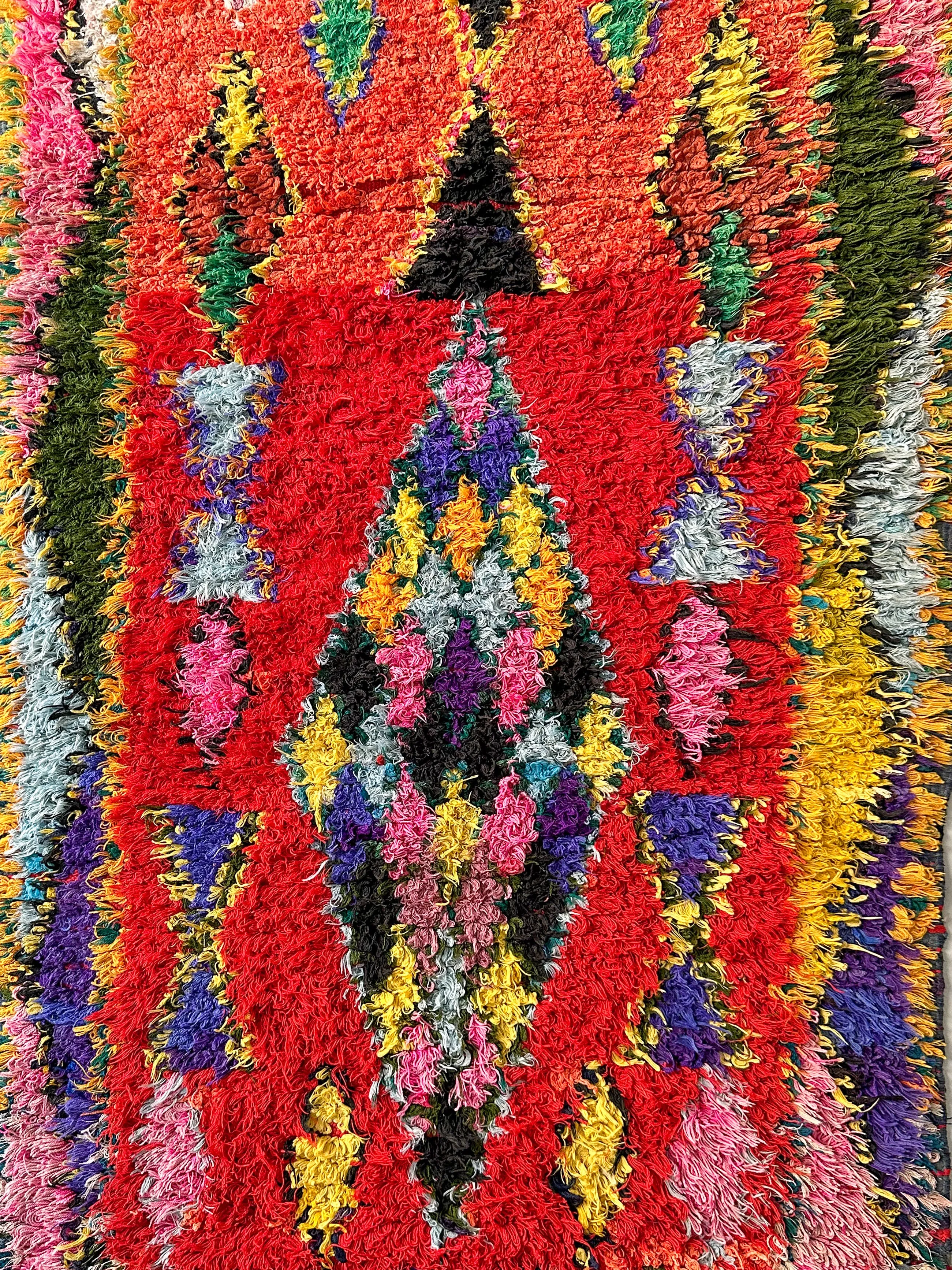 Oued Zem Colorful Diamond Boucherouite