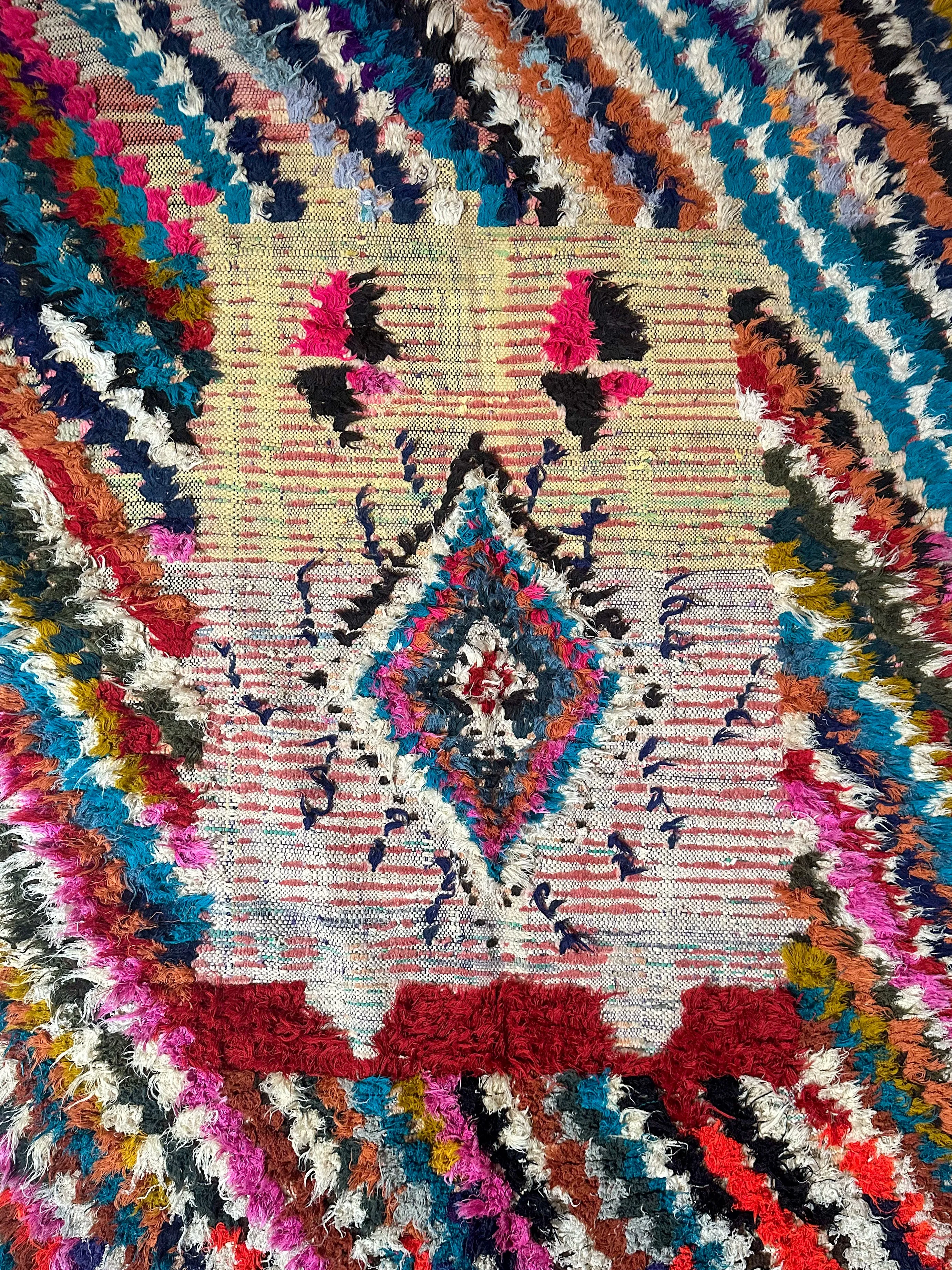 Oued Zem Colorful Protective Boucherouite