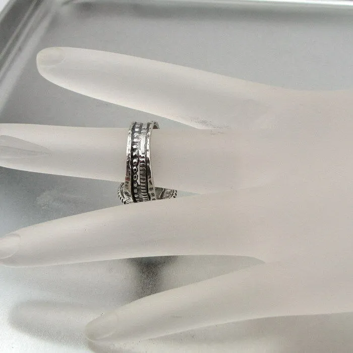 Oval Roman Glass Ring  925 Sterling Silver  6,7,8,9 Handmade Hadar Designers(as)