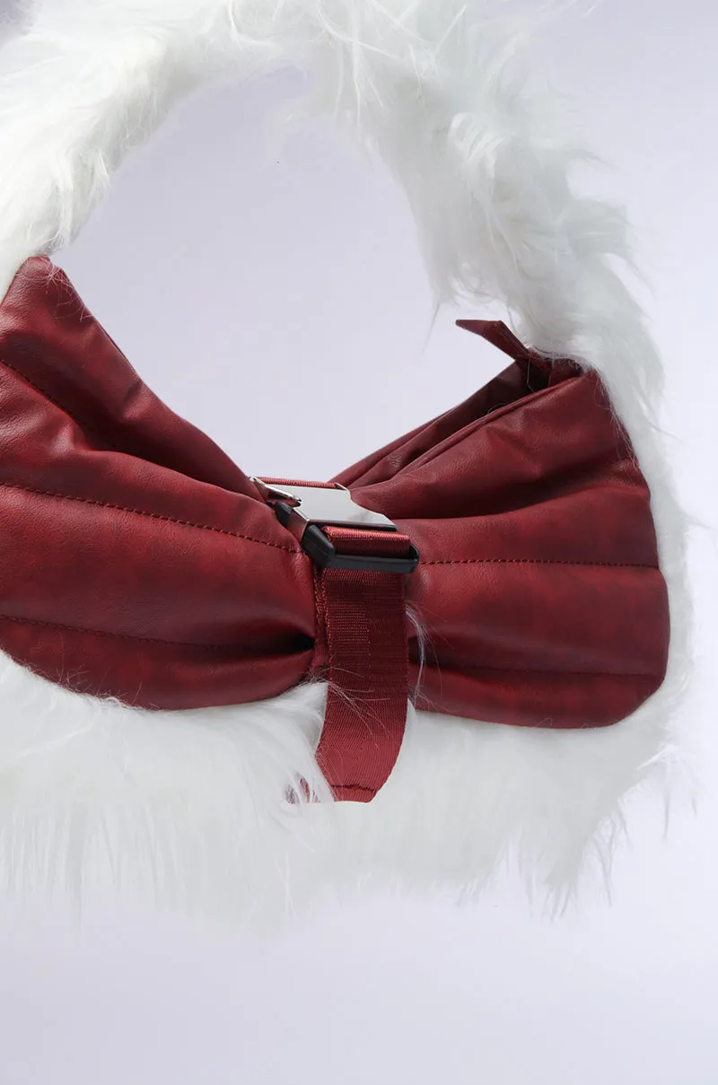 OVERZEALOUS FUR TRIM PURSE