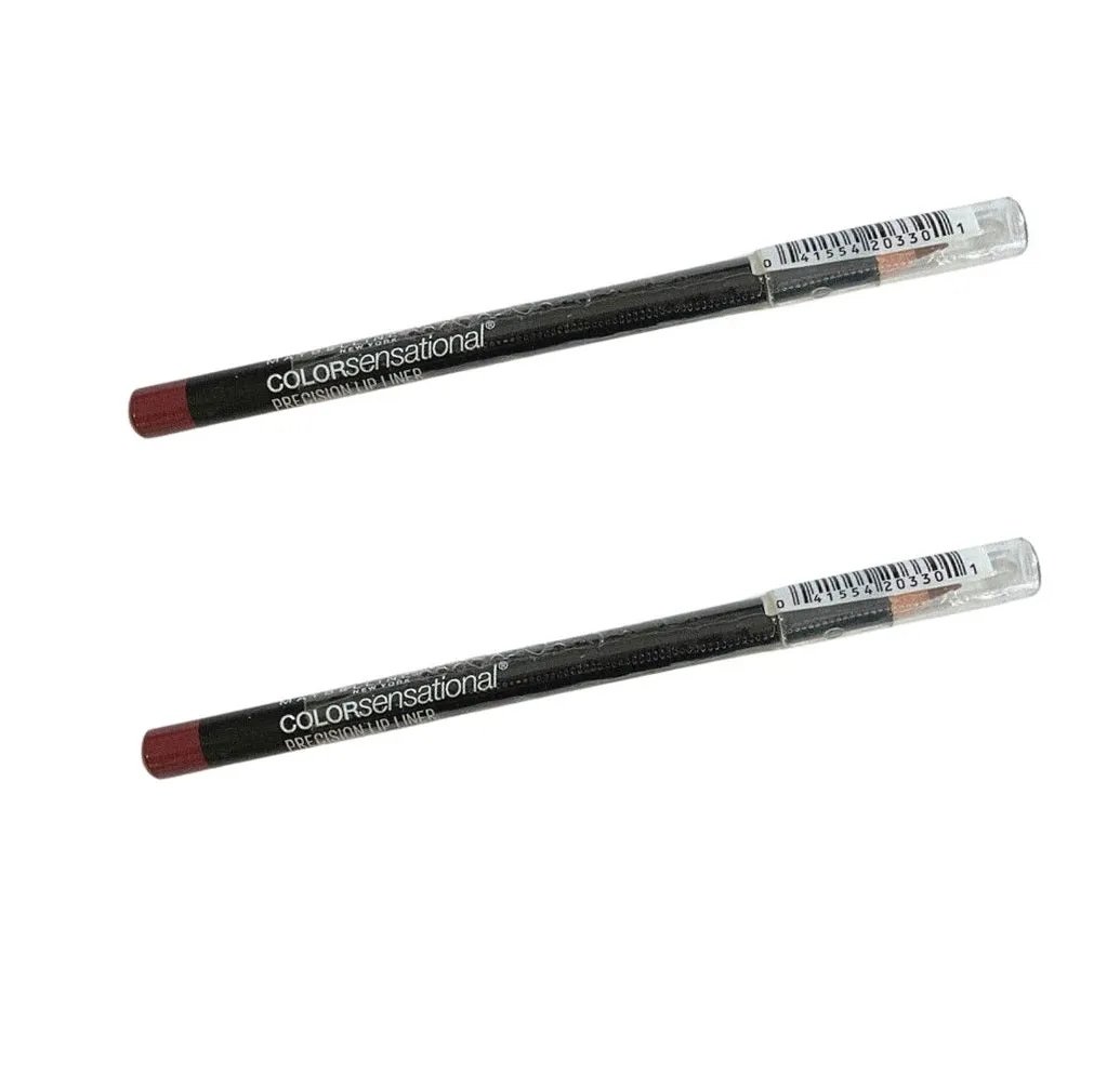 Pack of 2 Maybelline New York Color Sensational Precision Lip Liner, Raisin 40