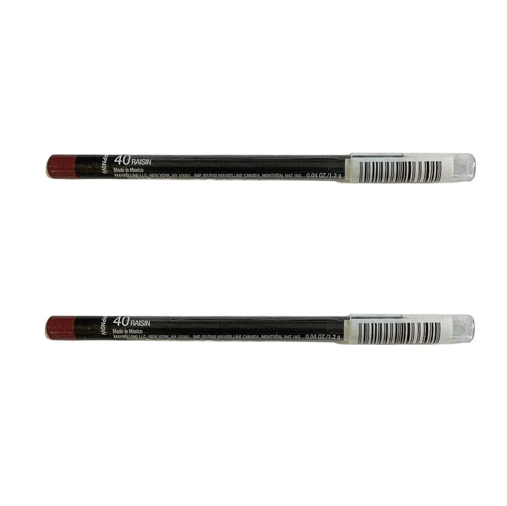 Pack of 2 Maybelline New York Color Sensational Precision Lip Liner, Raisin 40