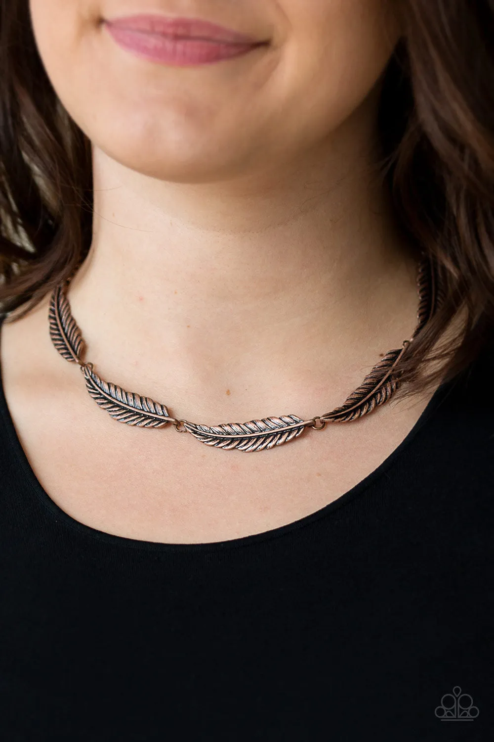 Paparazzi Light Flight Necklace Copper