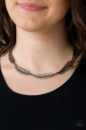 Paparazzi Light Flight Necklace Copper