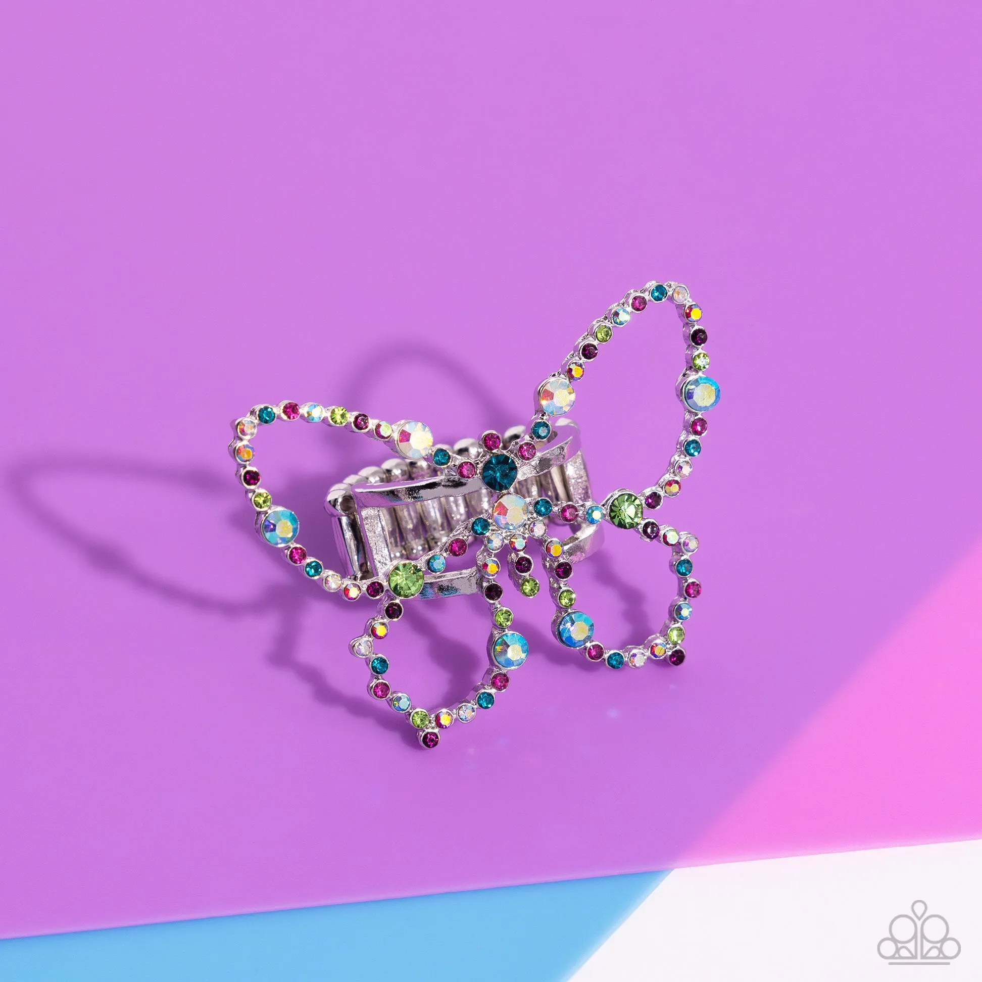 Paparazzi Soaring Sprinkles - Multi Butterfly Ring
