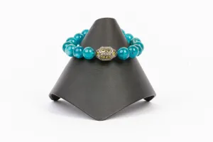 Pave Diamond, Citrine, Apatite Bracelet
