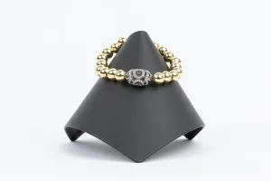 Pave Diamond, Gold Filled Beads