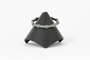 Pave Diamond, Turquoise Bangle