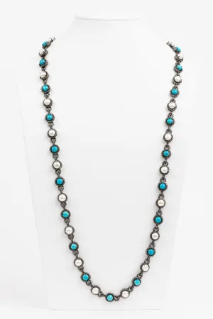 Pave Diamond, Turquoise, Pearl
