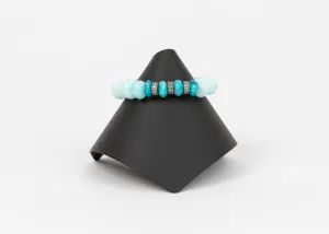 Pave Diamond, Turquoise, Peruvian Opal