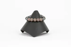Pave Multi Sapphire, Hematite Bracelet