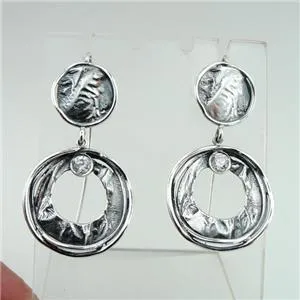 Pendant 925 Sterling Silver Unique Modern Handmade Art Hadar Designers  (MS)y