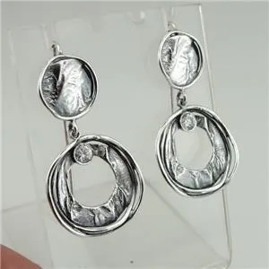 Pendant 925 Sterling Silver Unique Modern Handmade Art Hadar Designers  (MS)y