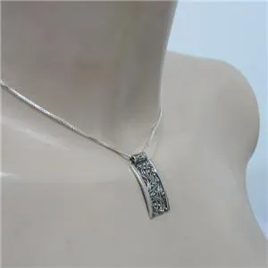 Pendant earrings SET 925 Sterling SilverHandmade filigree Hadar Designers (S)y